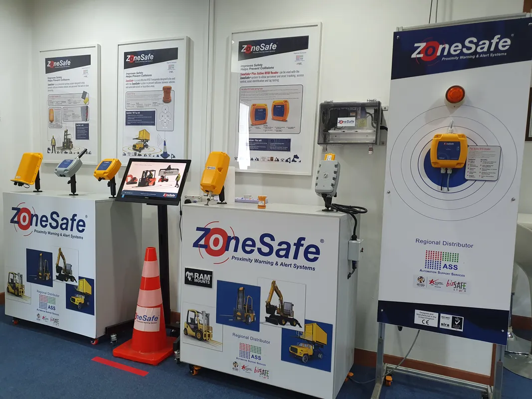 A typical ZoneSafe system.